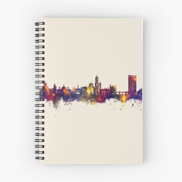 Item preview, Valladolid Spain Skyline designed and sold by ArtPrints.