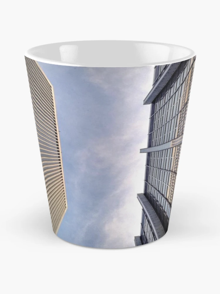 Thumbnail 2 of 4, Coffee Mug, parallel skyline designed and sold by squidcode.