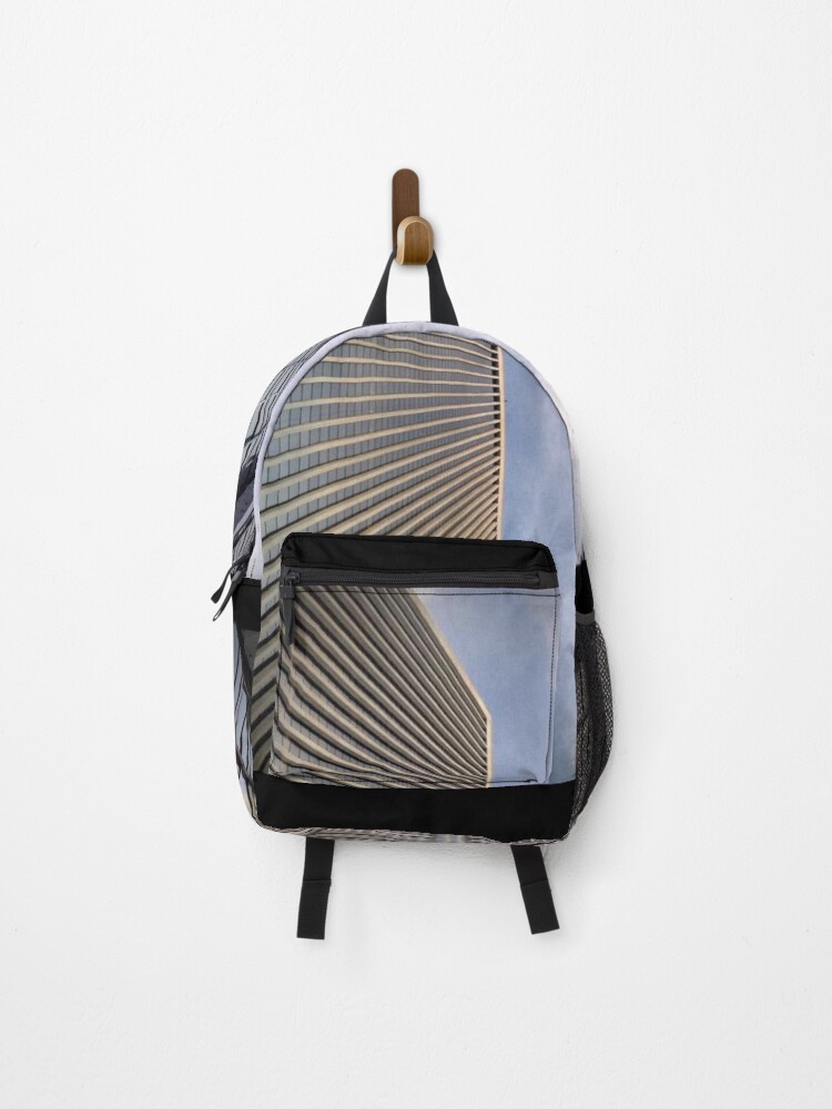 Thumbnail 1 of 3, Backpack, parallel skyline designed and sold by squidcode.