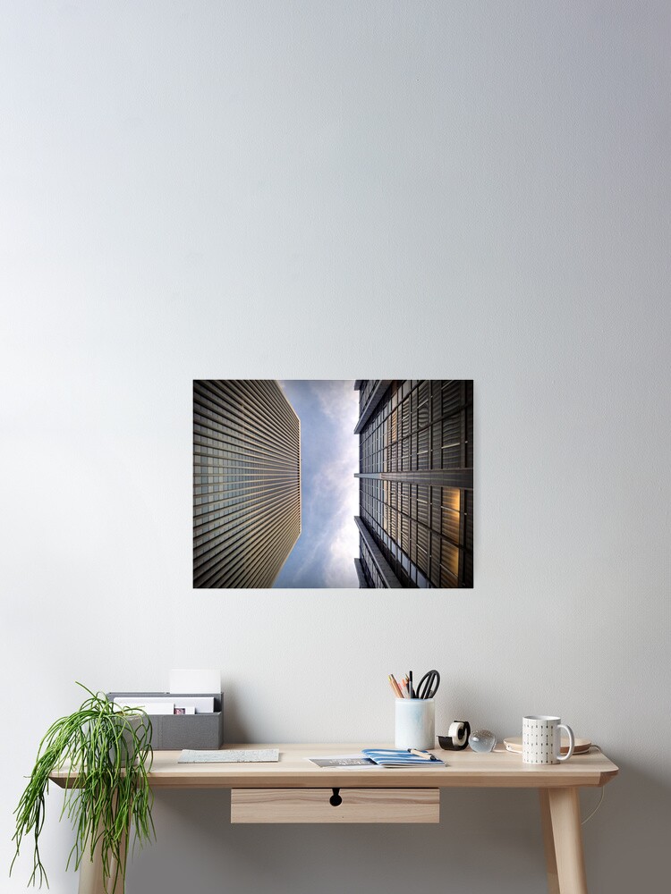 Thumbnail 2 of 3, Poster, parallel skyline designed and sold by squidcode.