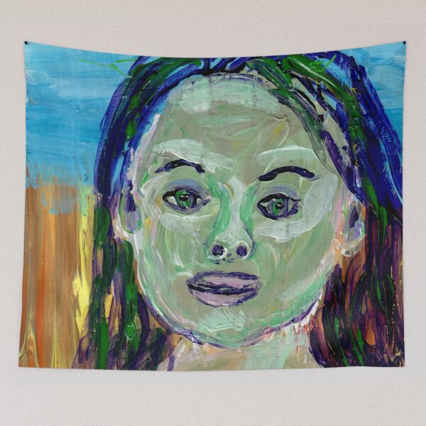 Item preview, "Thoughts of Fire and the Hazy Smoke of Memory" Young Woman designed and sold by Gelarie Johnson.