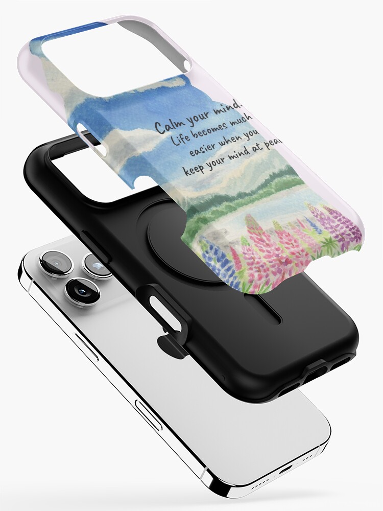 Thumbnail 2 of 4, iPhone Case, Calm your mind designed and sold by YuNikDraw.