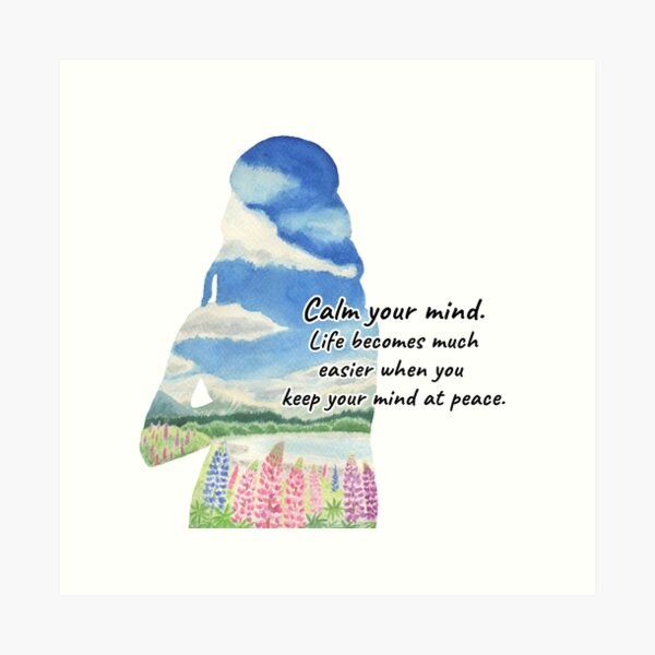 Item preview, Calm your mind designed and sold by YuNikDraw.