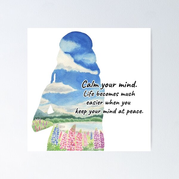Item preview, Calm your mind designed and sold by YuNikDraw.