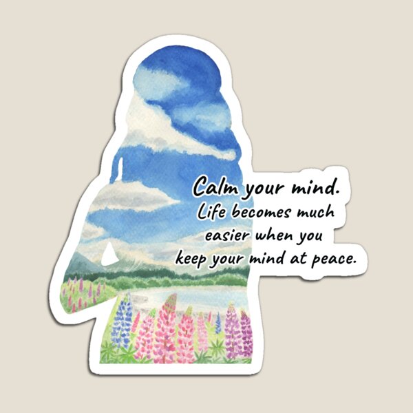Item preview, Calm your mind designed and sold by YuNikDraw.