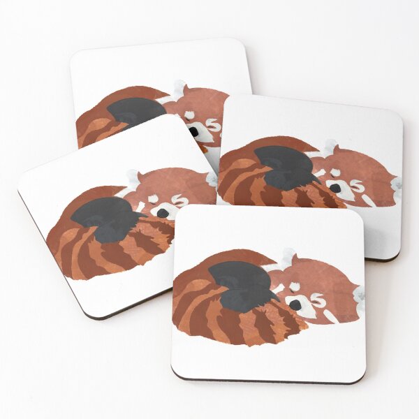 Item preview, Sleeping Watercolor Red Panda designed and sold by calliew1217.