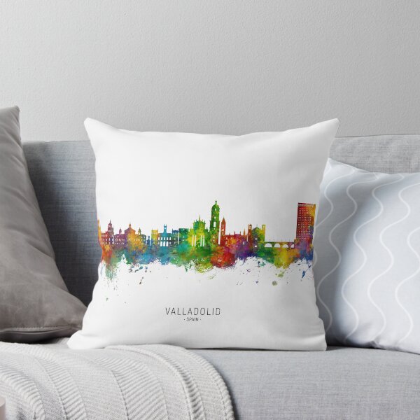 Item preview, Valladolid Spain Skyline designed and sold by ArtPrints.