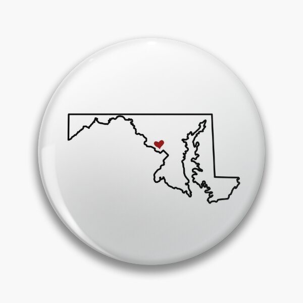 Item preview, Montgomery County Heart in Maryland designed and sold by sunnnysu.
