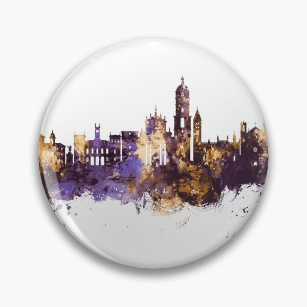 Item preview, Valladolid Spain Skyline designed and sold by ArtPrints.