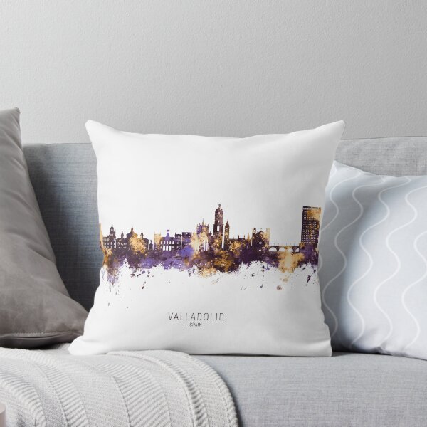 Item preview, Valladolid Spain Skyline designed and sold by ArtPrints.