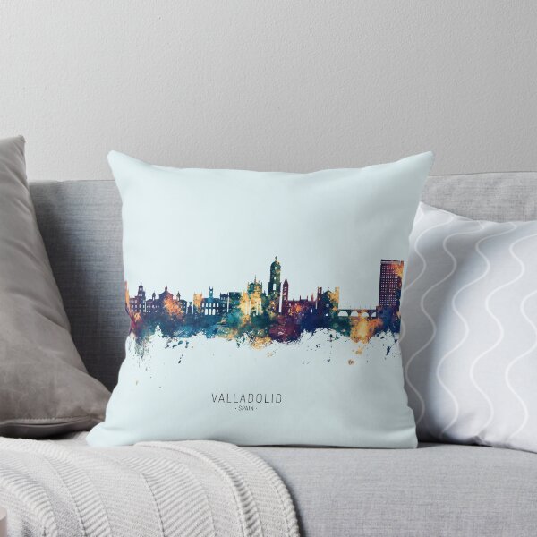 Item preview, Valladolid Spain Skyline designed and sold by ArtPrints.
