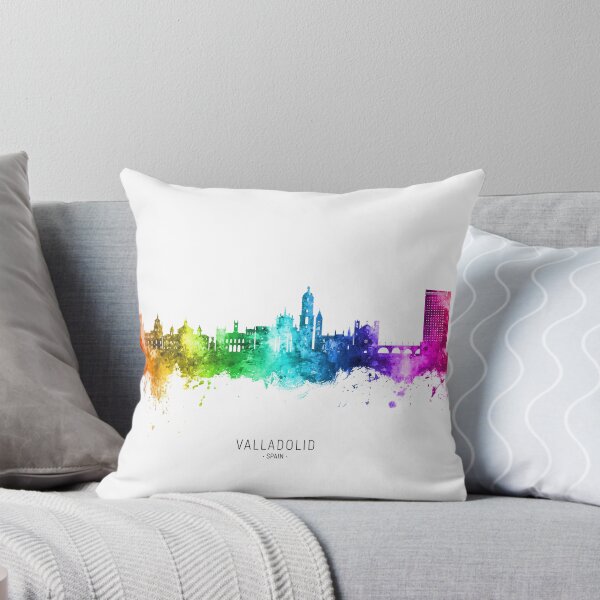 Item preview, Valladolid Spain Skyline designed and sold by ArtPrints.