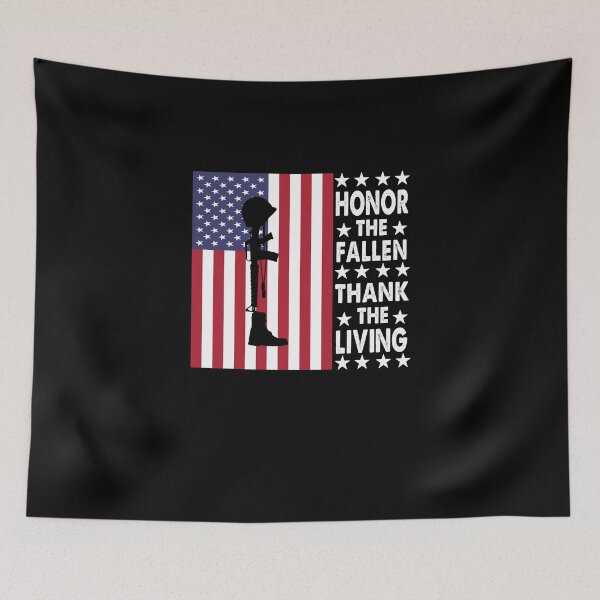 Item preview, Honor The Fallen Thank The Living Memorial Day Veteran designed and sold by brazvaxinle16.