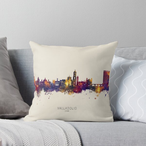 Item preview, Valladolid Spain Skyline designed and sold by ArtPrints.