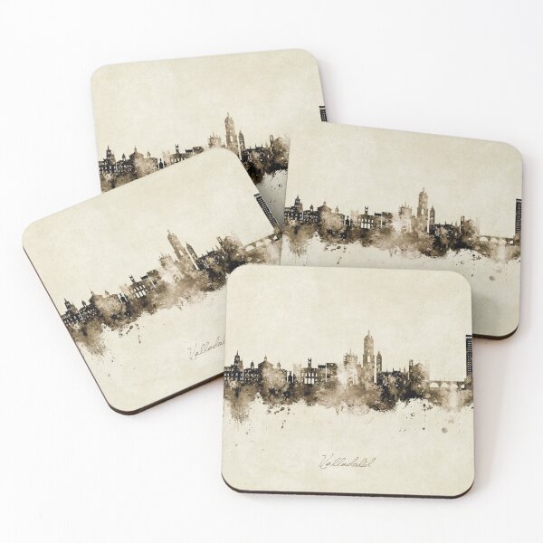 Item preview, Valladolid Spain Skyline designed and sold by ArtPrints.