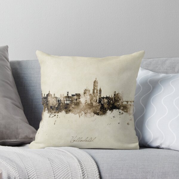 Item preview, Valladolid Spain Skyline designed and sold by ArtPrints.
