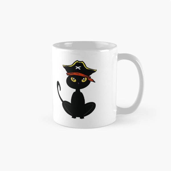 Artikelvorschau, Schwarze Piratenkatze entworfen und verkauft von BusyMonkeys.