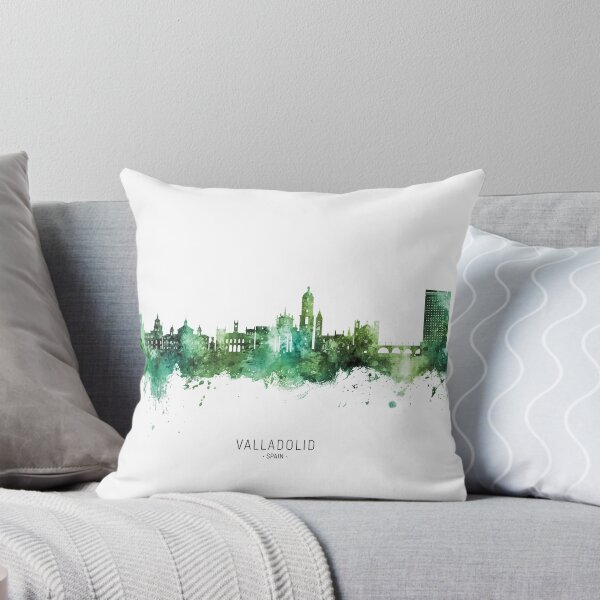 Item preview, Valladolid Spain Skyline designed and sold by ArtPrints.