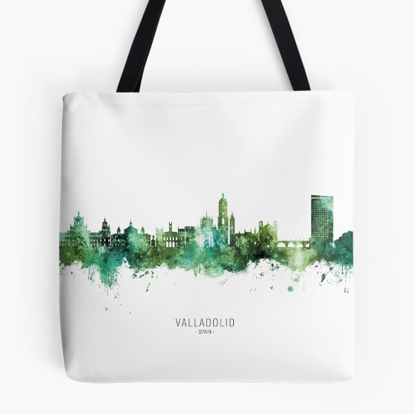 Item preview, Valladolid Spain Skyline designed and sold by ArtPrints.