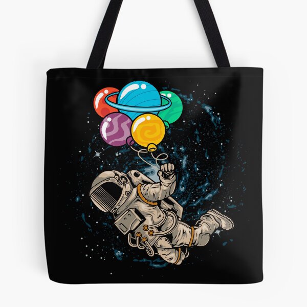Item preview, Astronaut Floating in Space Using Planet Balloon designed and sold by Peekonet.