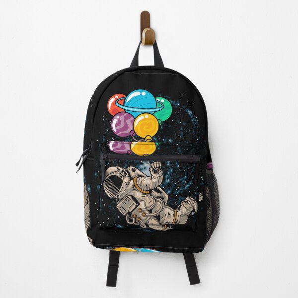 Item preview, Astronaut Floating in Space Using Planet Balloon designed and sold by Peekonet.