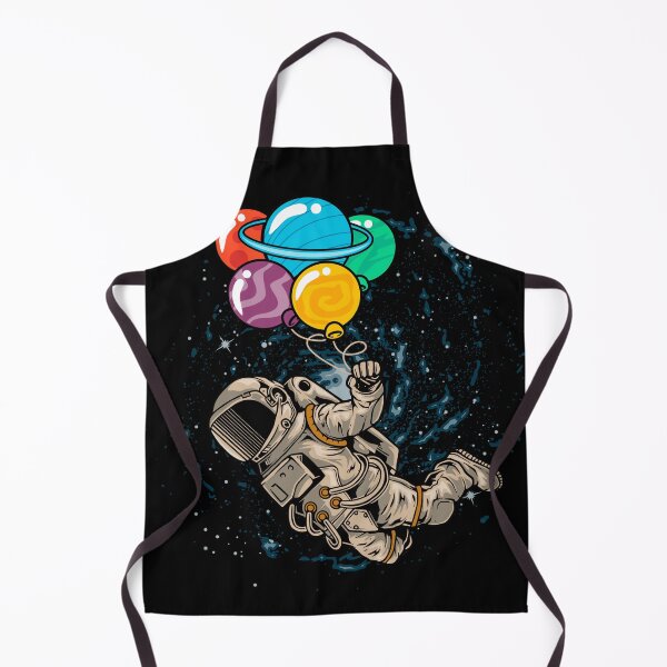 Item preview, Astronaut Floating in Space Using Planet Balloon designed and sold by Peekonet.