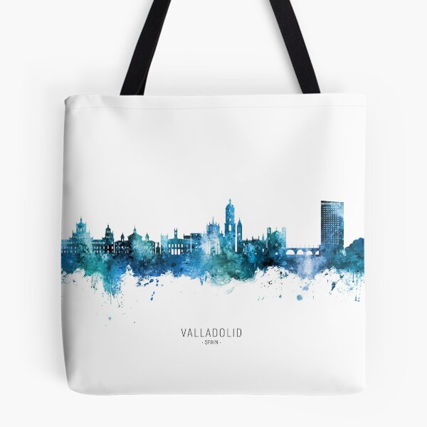 Item preview, Valladolid Spain Skyline designed and sold by ArtPrints.
