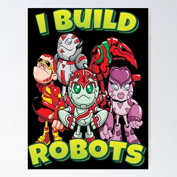 Item preview, I Build Robots Team Robots designed and sold by ProjectRobotics.