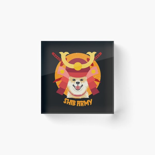 Item preview, SHIB ARMY Crypto Samurai Shiba Inu Token designed and sold by Pattycool.