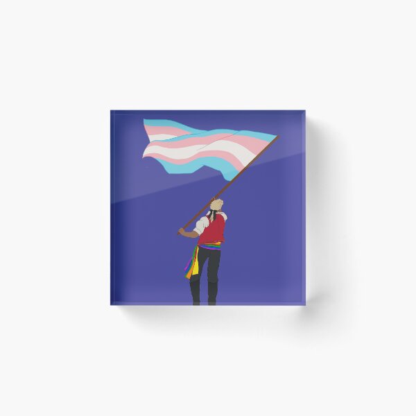 Item preview, Trans Pride Flag Enjolras designed and sold by sketchetic.