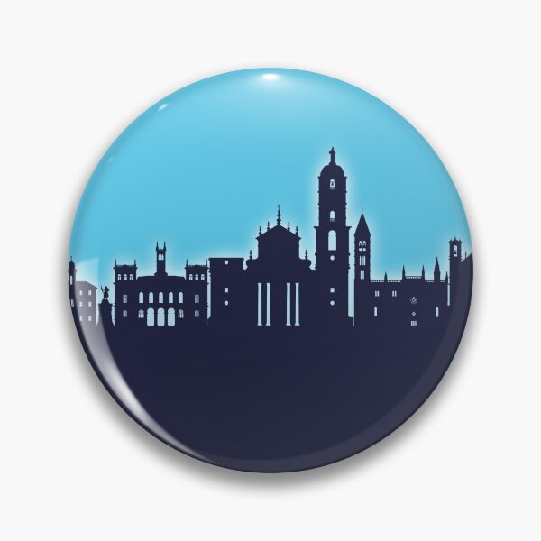 Item preview, Valladolid Spain Skyline designed and sold by ArtPrints.