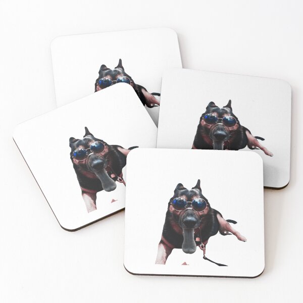 Item preview, Cool German Shepherd Dog wearing sunglasses designed and sold by Amalzaki.