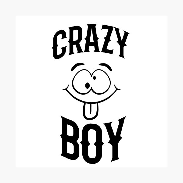 Item preview, Crazy boy  t-shirt designed and sold by Frangi_Pane_ Magazine.