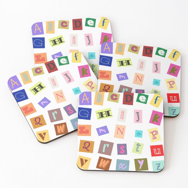 Item preview, Alphabets Newspaper Cutout Aesthetic designed and sold by lunajoon.