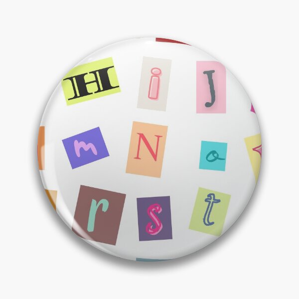 Item preview, Alphabets Newspaper Cutout Aesthetic designed and sold by lunajoon.