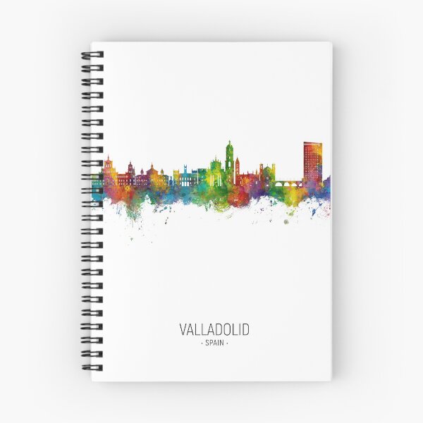 Item preview, Valladolid Spain Skyline designed and sold by ArtPrints.