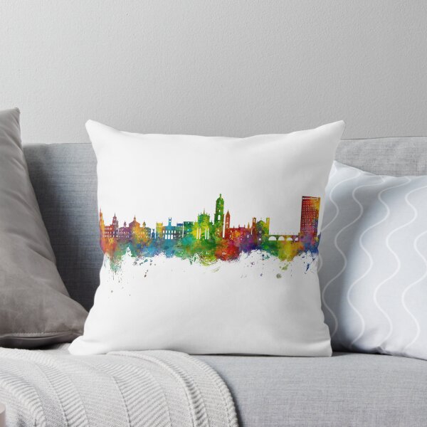 Item preview, Valladolid Spain Skyline designed and sold by ArtPrints.