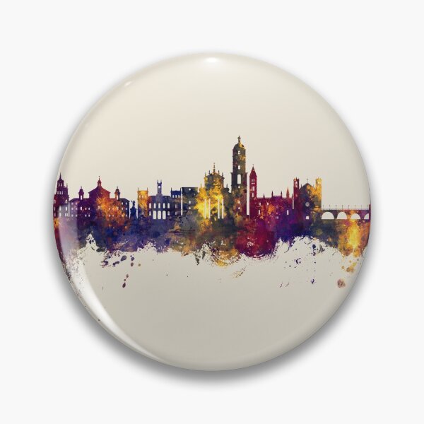 Item preview, Valladolid Spain Skyline designed and sold by ArtPrints.