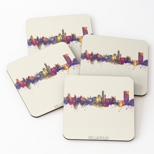 Item preview, Valladolid Spain Skyline designed and sold by ArtPrints.