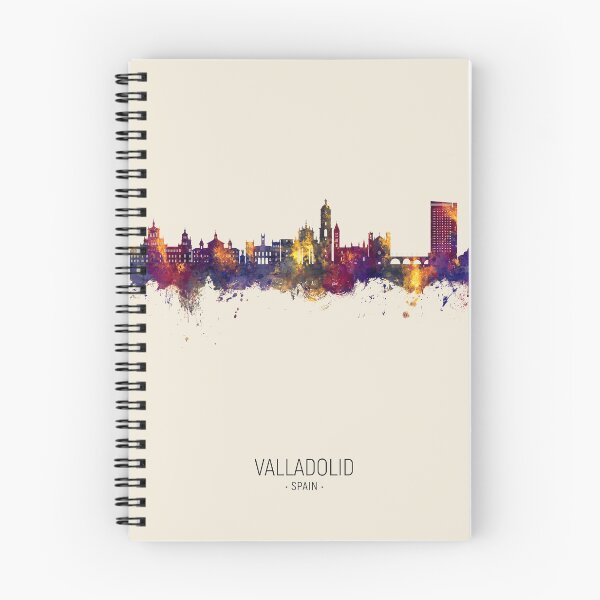 Item preview, Valladolid Spain Skyline designed and sold by ArtPrints.