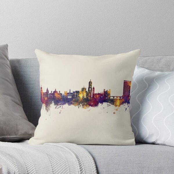 Item preview, Valladolid Spain Skyline designed and sold by ArtPrints.