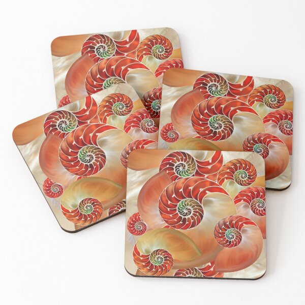 Item preview, Nautilus Shells  designed and sold by k9printart.
