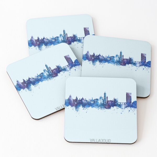 Item preview, Valladolid Spain Skyline designed and sold by ArtPrints.