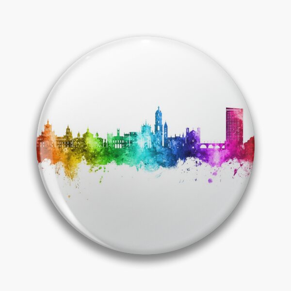 Item preview, Valladolid Spain Skyline designed and sold by ArtPrints.