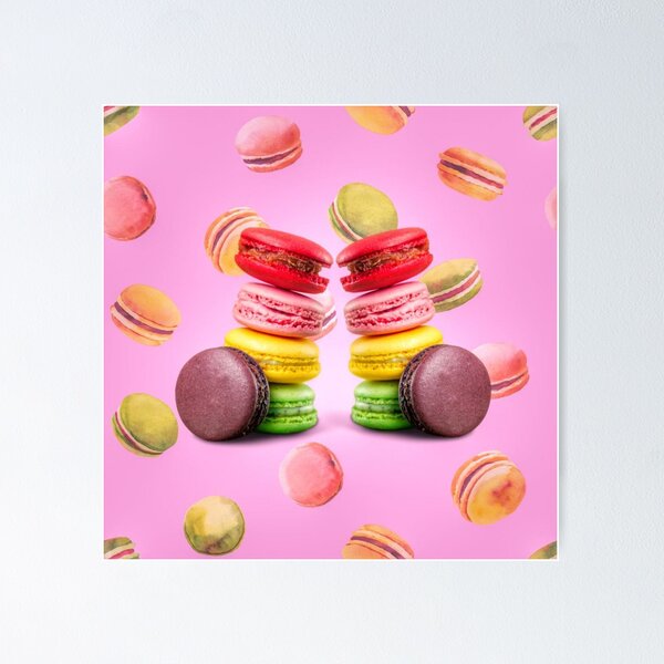 Item preview, delicious rainbow french macaroons designed and sold by Mariocii.