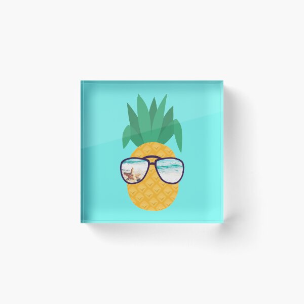 Item preview, Funny pineapple with sunglasses designed and sold by DIDAKU.