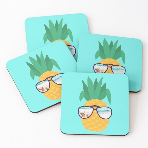 Item preview, Funny pineapple with sunglasses designed and sold by DIDAKU.