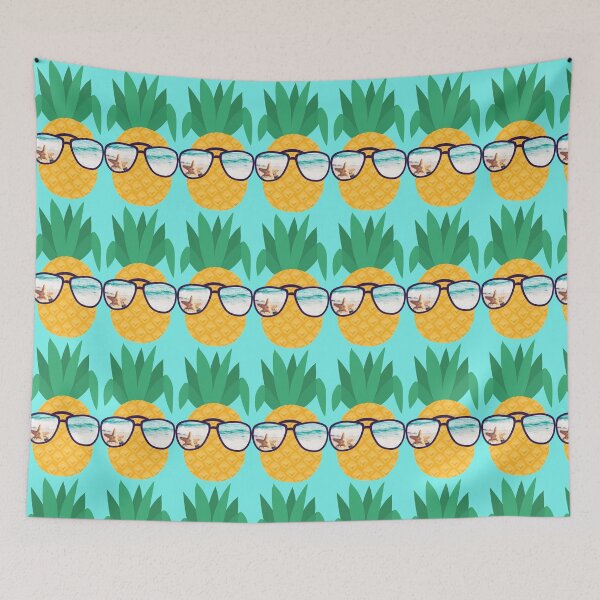 Item preview, Funny pineapple with sunglasses designed and sold by DIDAKU.