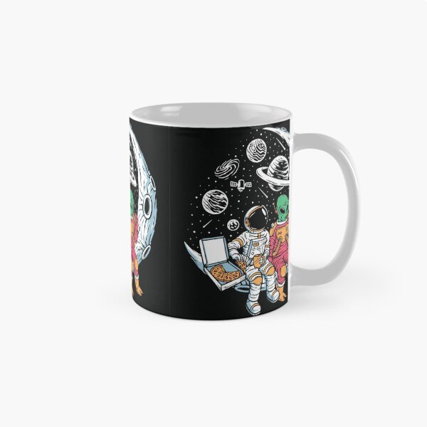 Item preview, Astronauts Aliens Chill Together Moon Illustration designed and sold by Peekonet.