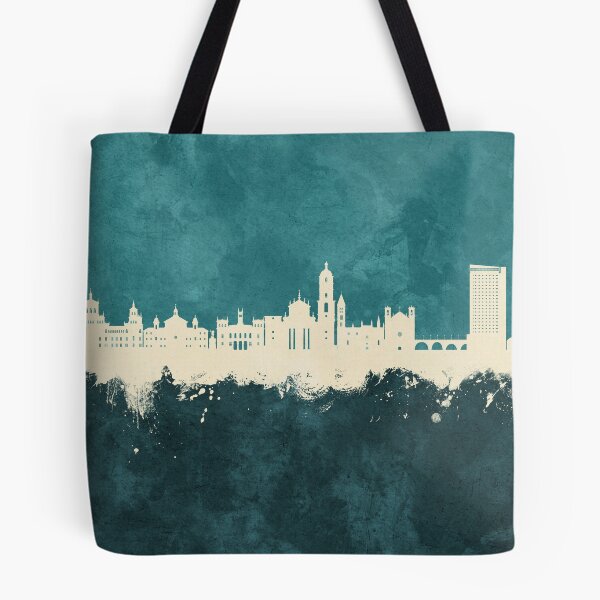 Aperçu de l'œuvre Valladolid Spain Skyline créée et vendue par ArtPrints.